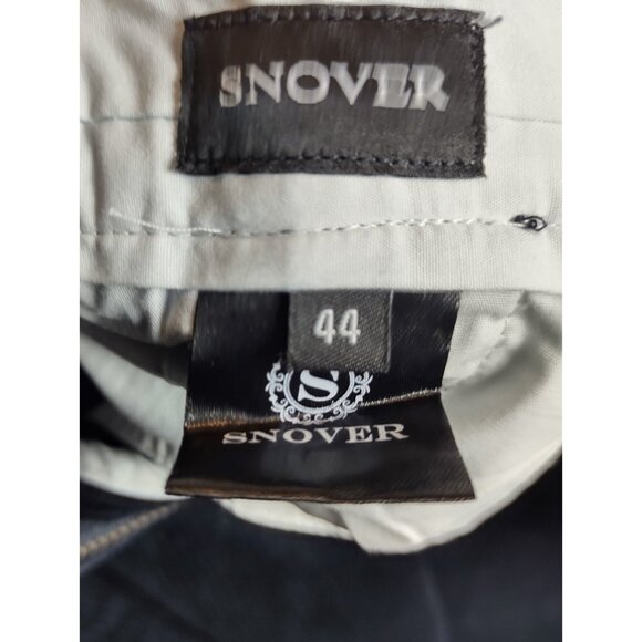 Snover Navy Corduroy Chino Pants Men's Size 44 Soft Thick Durable - Picture 7 of 11